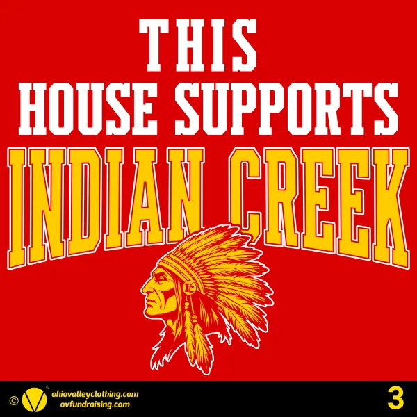 Indian Creek Boosters Yard Signs 2026 Design 03