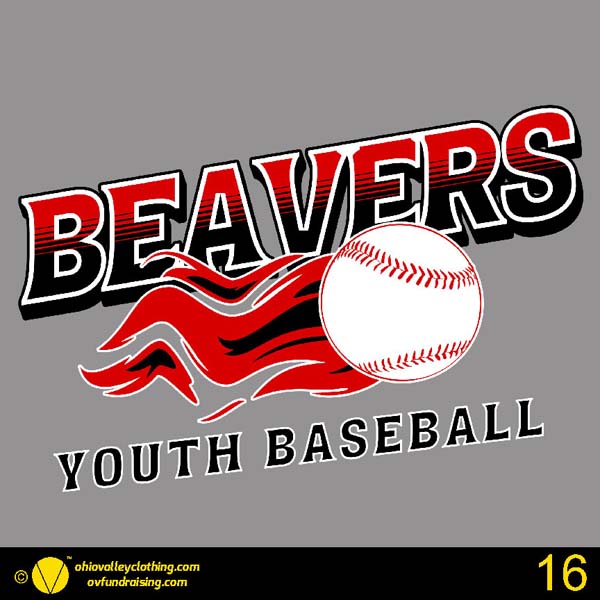 Beaver Youth Baseball 2024 Fundraising Sample Designs Beaver Youth