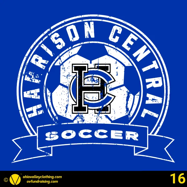 Harrison Central Huskies Soccer 2026 Design 16