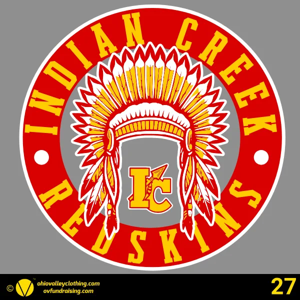 Indian Creek Football Boosters 2026 Design 27
