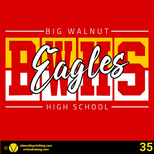 Big Walnut High School Swim Team 2026 Design 35
