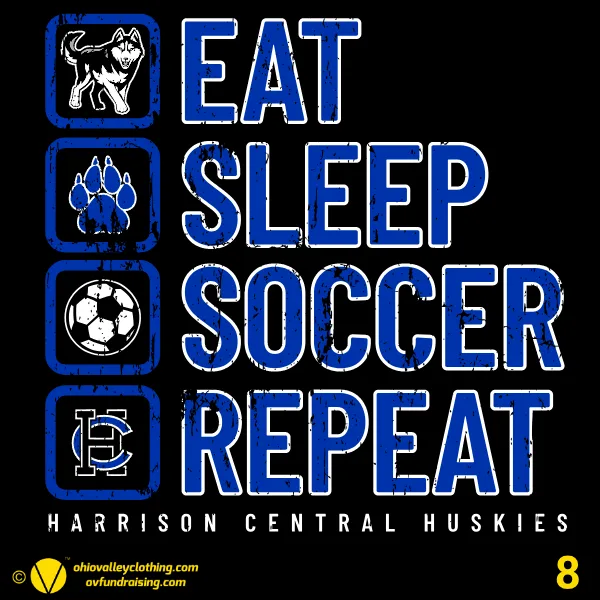 Harrison Central Huskies Soccer 2026 Design 08