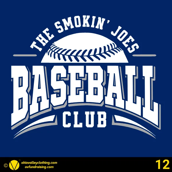 The Smokin' Joes Baseball Club Fall 2024 Design 12