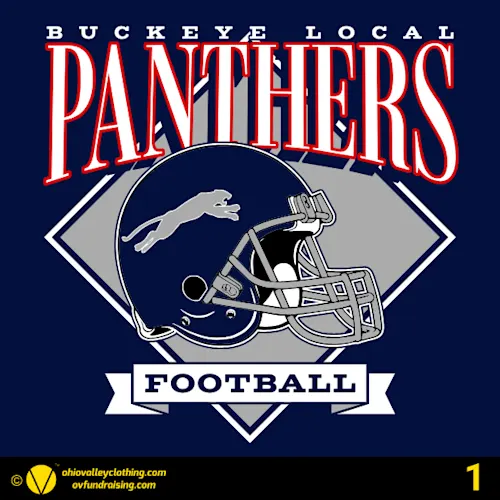 BL Panther Gridiron Club 2026 Fundraising Sample Designs