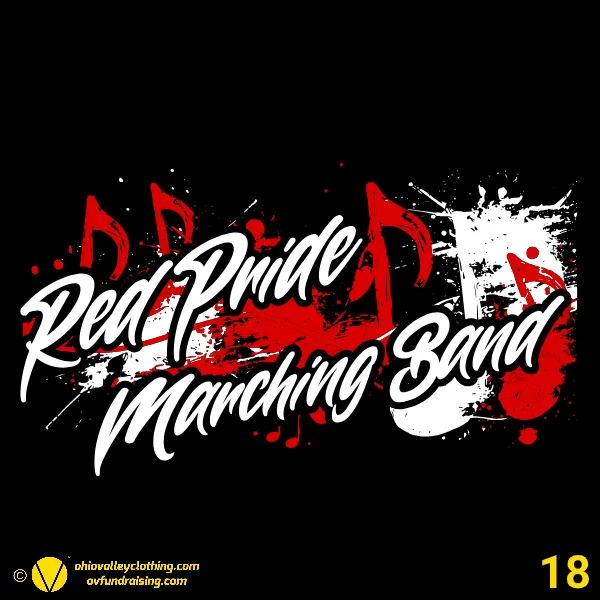 Beaver Local Red Pride Band Boosters 2024 Design 18