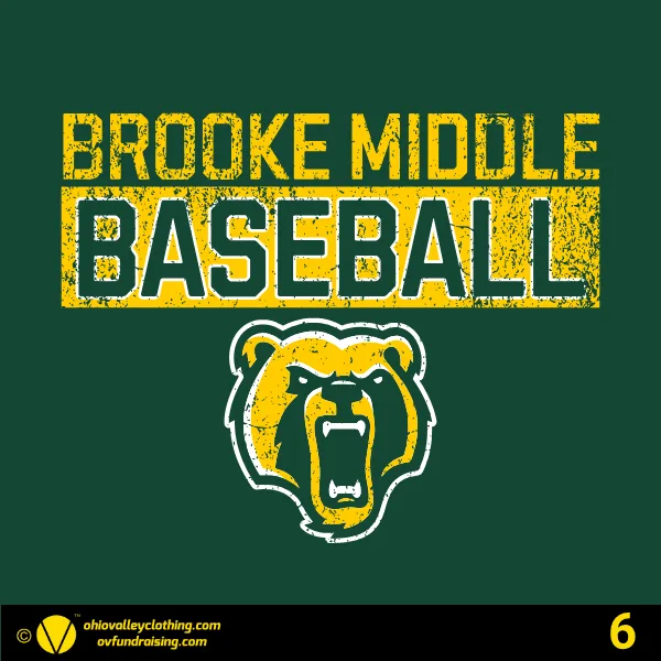 Brooke Middle School Club Baseball 2026 Design 06