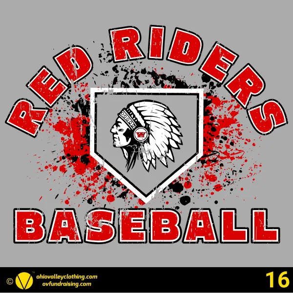 Weir Middle School Baseball 2026 Design 16