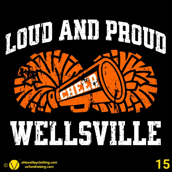 Wellsville Loud & Proud Cheer Boosters 2026 Design 15