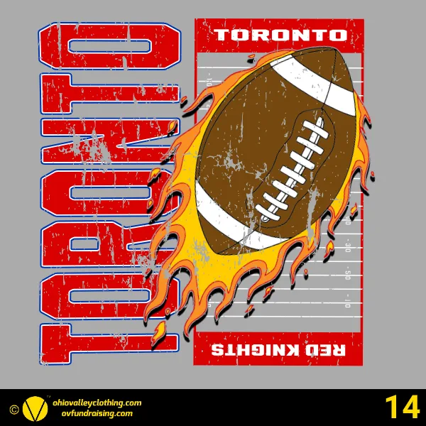 Toronto High School Football 2025 Design 14