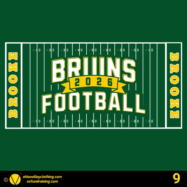 Brooke Middle School Football 2026 Design 09