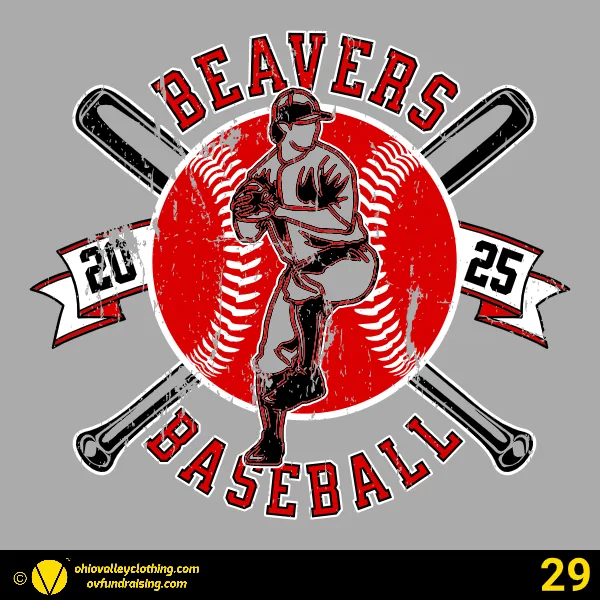 Beaver Youth Baseball 2025 Design 29