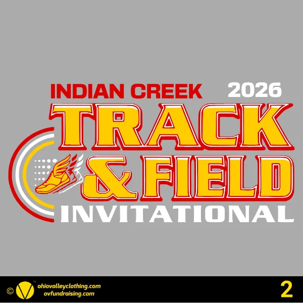 Indian Creek Track Invitational 2026 Design 02