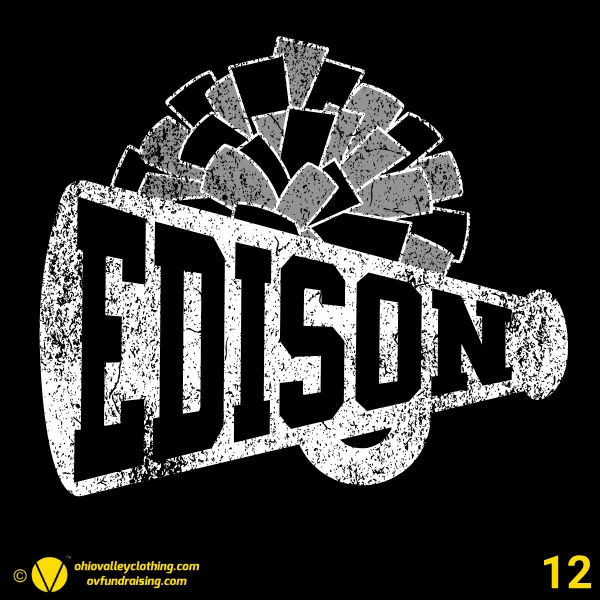 Edison High School Cheer 2024 Design 12