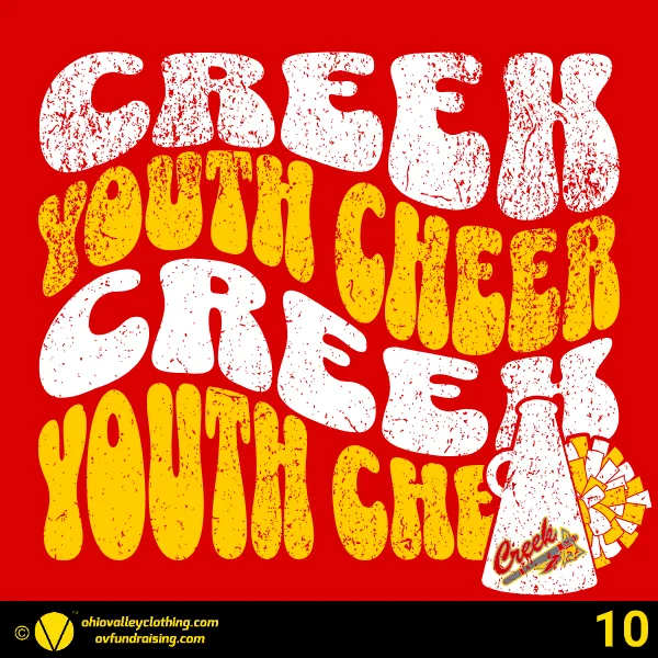 Creek Youth Cheerleaders 2024- Design 10