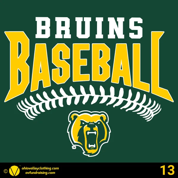 Brooke Middle School Baseball 2025 Design 13