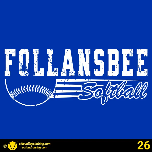 Follansbee Baseball & Softball Association 2025 Design 26