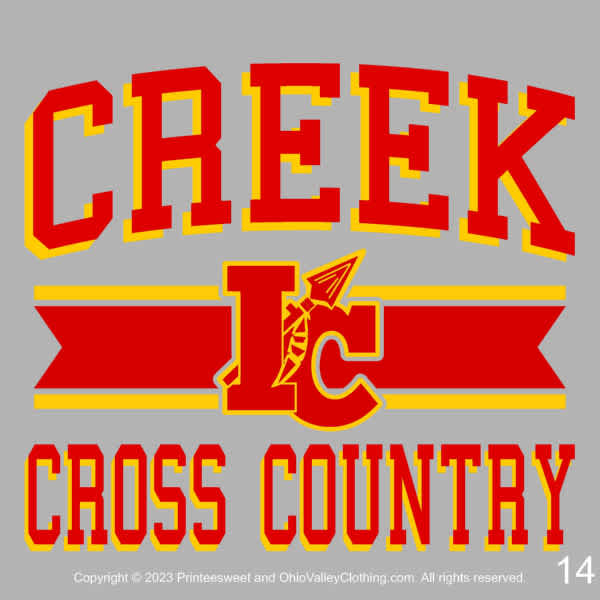 Indian Creek Cross Country 2023 Sample Designs Indian Creek Cross Country 2023 Fundraising Sample Designs Page 14