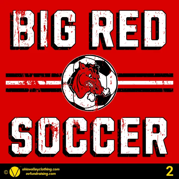 Steubenville Big Red Boys Soccer 2025 Design 02
