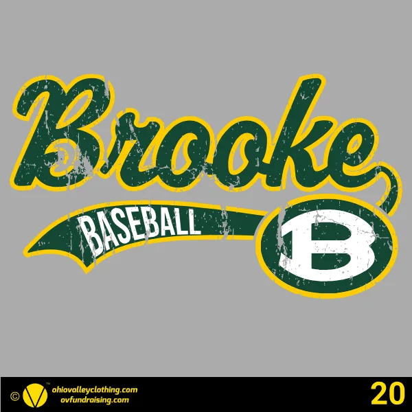 Brooke Middle School Club Baseball 2026 Design 20