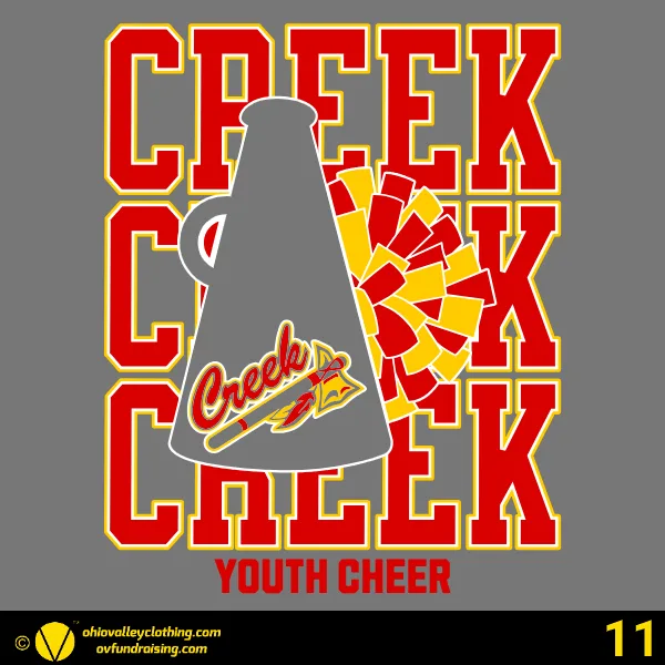 Creek Youth Cheerleaders 2024- Design 11