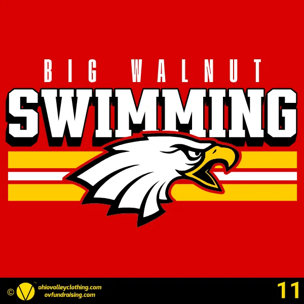 Big Walnut High School Swim Team 2026 Design 11