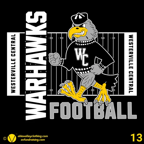Westerville Central Spring Football 2025 Design 13
