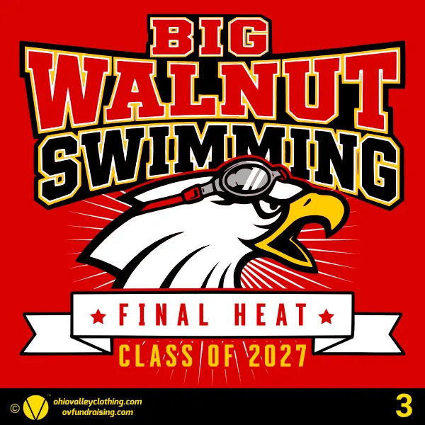 Big Walnut High School Swim Team 2026 Design 03