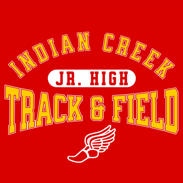 Indian Creek Jr. High Track 2025 logo