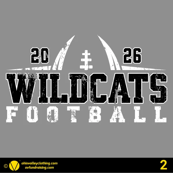 Edison Jr Wildcats Football 2026 Design 02