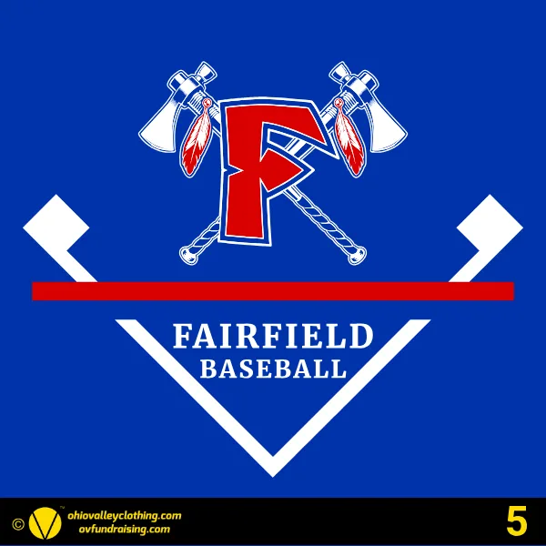 Fairfield Chiefs Baseball 2026 Design 05