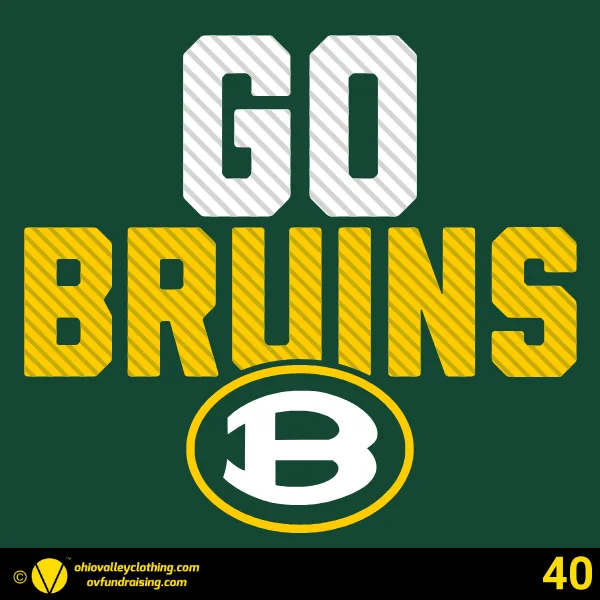 Brooke Middle School Club Baseball 2026 Design 40