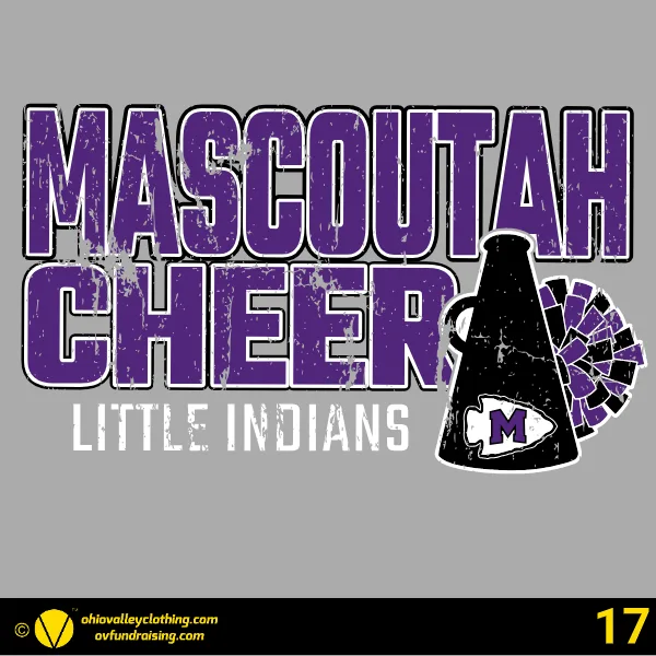 Mascoutah Little Indians Football and Cheer 2026 Design 17