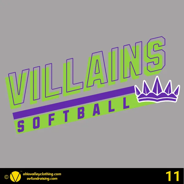 Villains Softball 2024 Design 11