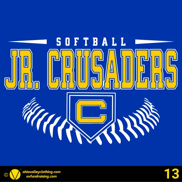 Jr Crusaders Softball 2026 Design 13