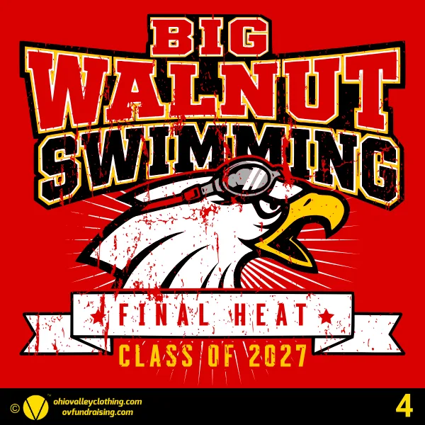 Big Walnut High School Swim Team 2026 Design 04