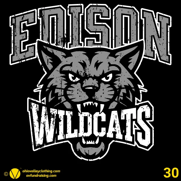 Edison Jr Wildcats Football 2026 Design 30