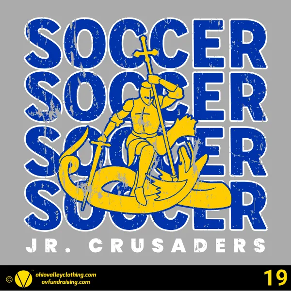 Jr. Crusaders Soccer 2026 Design 19