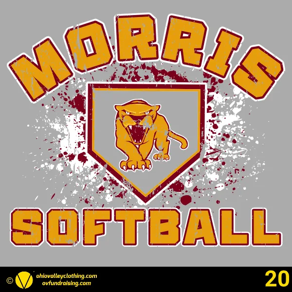 University of Minnesota Morris Softball 2026 Design 20