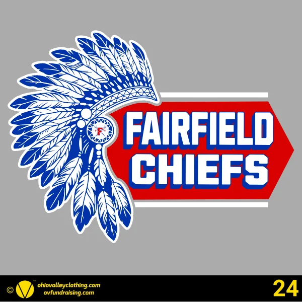 Fairfield Chiefs Baseball 2026 Design 24