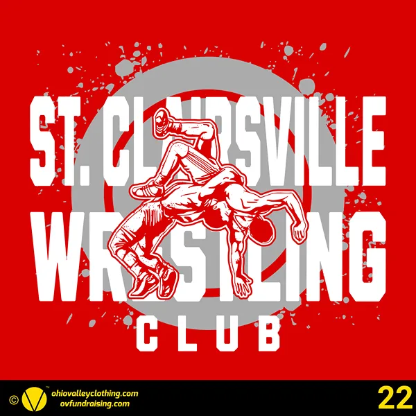 St. Clairsville Wrestling Club 2024-2025 Design 22