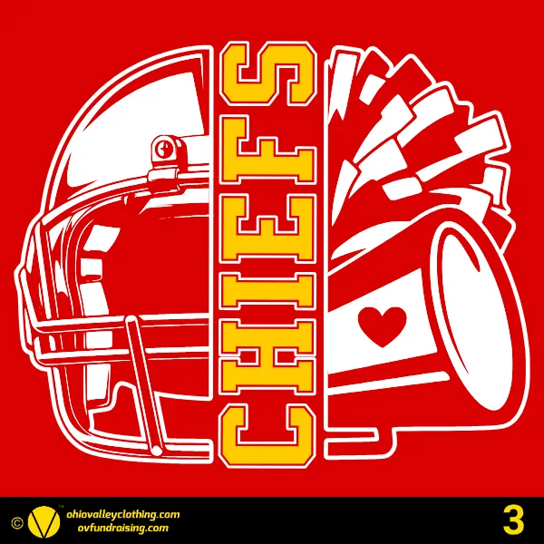 Indian Creek Youth Football and Cheering 2025 Design 03