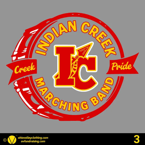 Indian Creek Marching Band 2024 Design 03