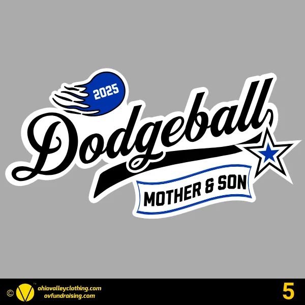 Harrison Central Mother Son Dodgeball 2025 Design 05
