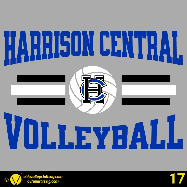 Harrison Central Volleyball Parents Club 2026 Design 17