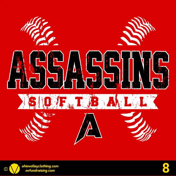 Assassins Softball Fall 2025 Design 08