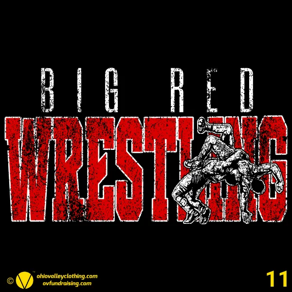 Steubenville Big Red Wrestling 2024-2025 Design 11