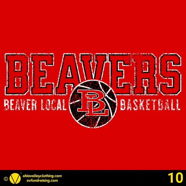 Beaver Local Boys Basketball 2024-2025 Design 10