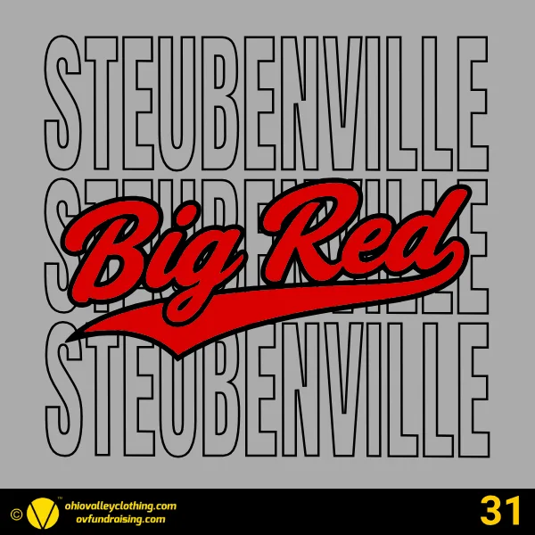 Steubenville Big Red Golf 2026 Design 31