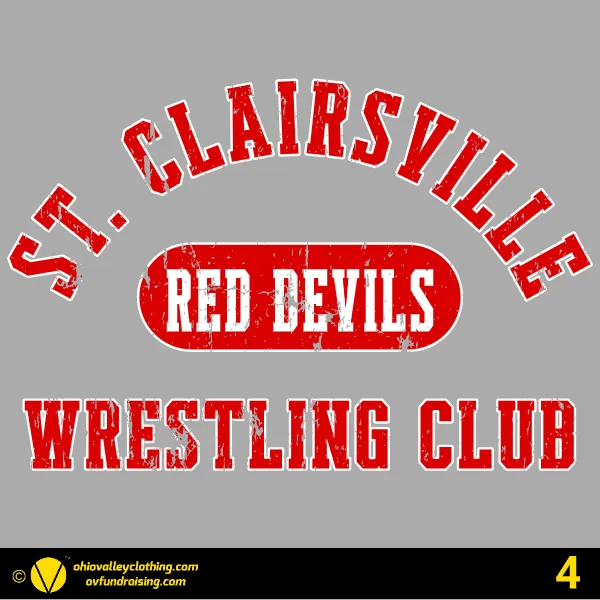 St. Clairsville Wrestling Club 2025-26 Design 04