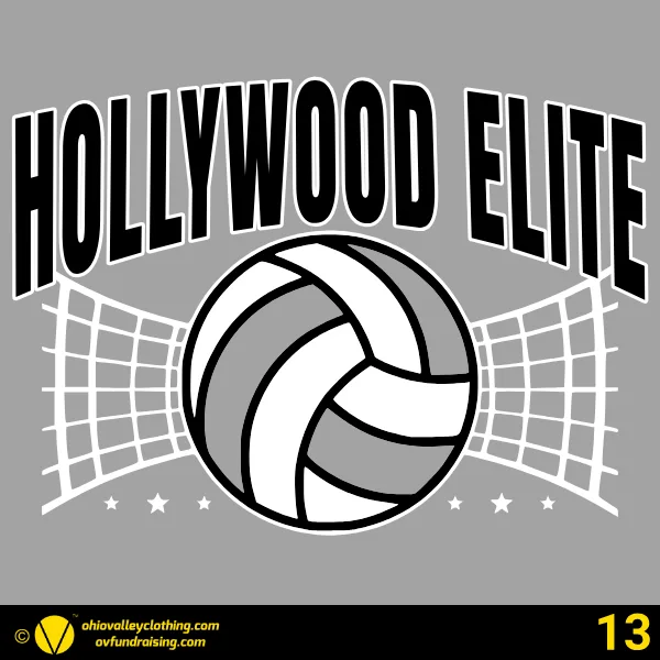 Hollywood Elite Volleyball 2024 Design 13